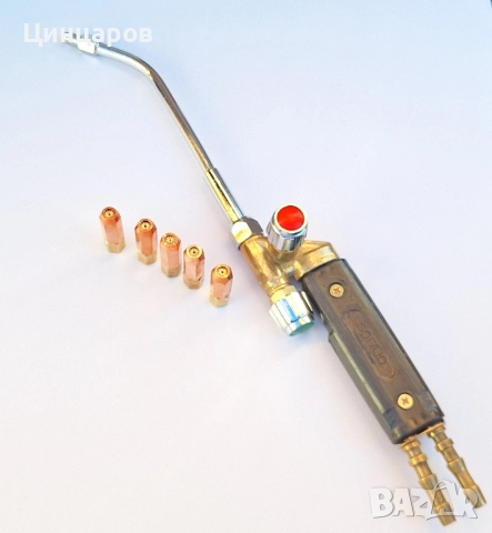 Горелка SOFAJO газ-кислород в комплект с дюзи номер 1÷5