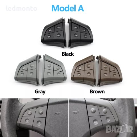 Бутони за мултифункционален волан за Мерцедес W164, W245, W251 (ML, GL, B Class), снимка 4 - Части - 42599710