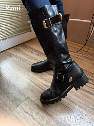 Оригинални дамски високи ботуши Tomaris ! 38 н, снимка 2 - Дамски ботуши - 52182803