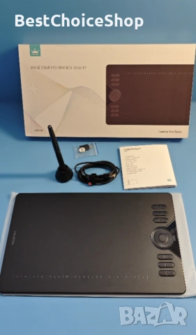 HUION Графичен Таблет 10x6.25 инча 8192 натиск на писалката 28 бързи клавиша, снимка 4 - Таблети - 54009196
