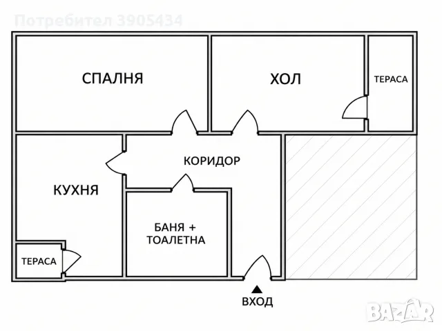 Апартамент кв. Изток