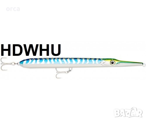 Плуващи морски воблери - гарове за зарган, лефер, лаврак и туна Rapala Flash-X Skitter