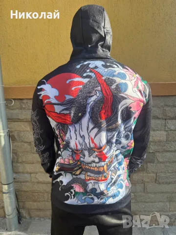 Унисекс худи в два цвята, снимка 6 - Суичъри - 47630479