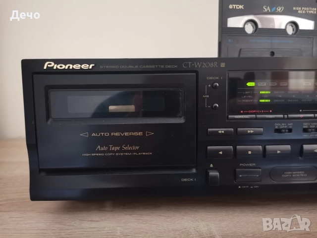Касетен дек Pioneer ct w208r , снимка 2 - Декове - 52548963