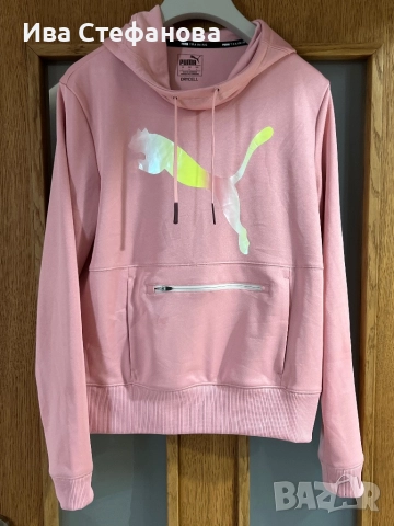  Оригинален розов суичър Puma , снимка 2 - Суичъри - 51896065