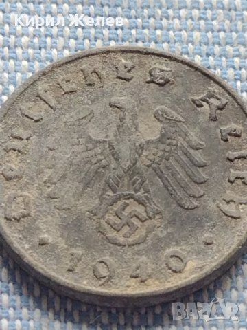 Монета 10 райхсфенинг 1940г. Германия Трети Райх с СХВАСТИКА за КОЛЕКЦИЯ 29600, снимка 8 - Нумизматика и бонистика - 42820086