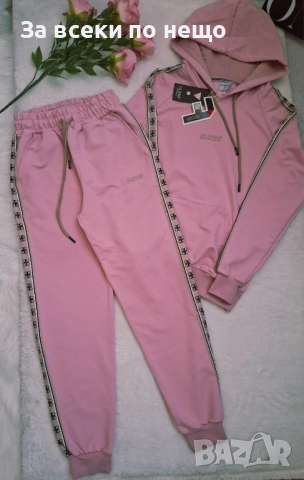 Guess Дамски Розов Спортен Комплект🔝Дамски Спортен Екип Гес Код BS-97, снимка 4 - Спортни екипи - 52097986