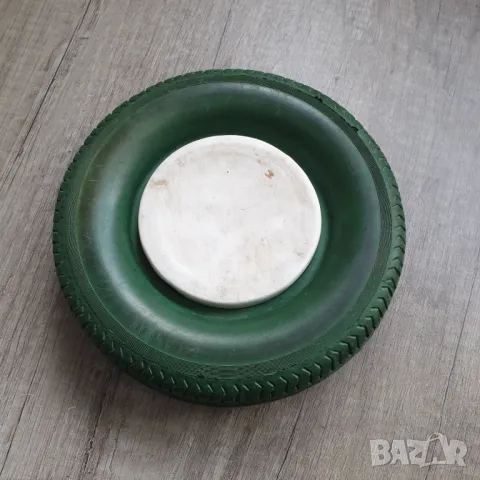 Стар порцеланов пепелник ВИДА ГУМИ - Фабрика Коста Йорданов, снимка 4 - Колекции - 49815869