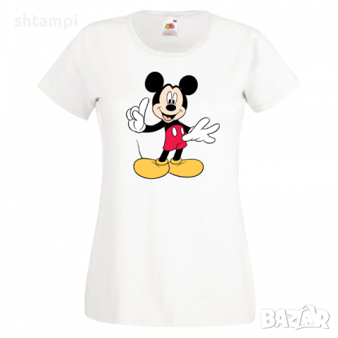 Дамска тениска Mickey Mouse 9 Мини Маус,Микки Маус.Подарък,Изненада,, снимка 9 - Тениски - 36526632
