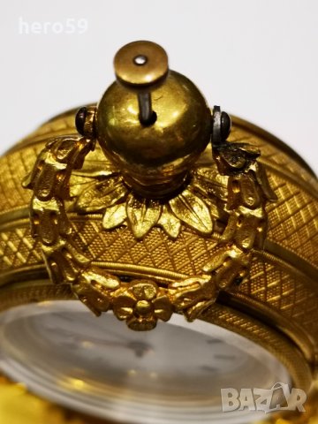 RRR-Настолен( DESK CLOCK)часовник-1/4 репетир(1780г.каретен часовник, снимка 7 - Джобни - 31231969