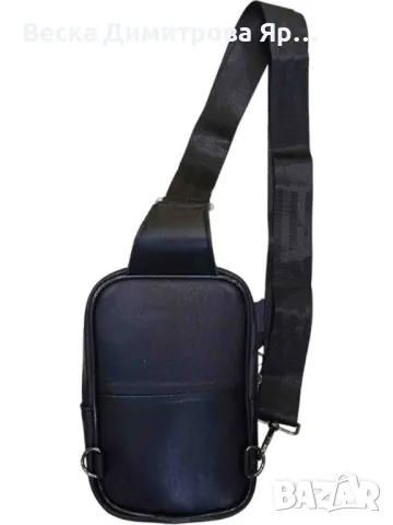 Стилна мъжка чанта от естествена к, снимка 3 - Чанти - 48951587