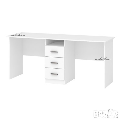 Бюро 175см. за двама с 3 чекмеджета(код-1140), снимка 4 - Бюра - 40713041