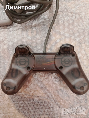 Playstation 1 контролер в цвят прозрачно черно, снимка 4 - Аксесоари - 51741819