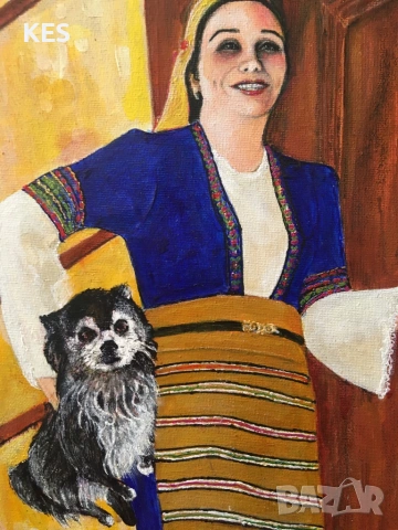 Прибиране на кученцето, снимка 2 - Картини - 54238620