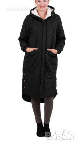 COLD - черно дълго зимно яке, снимка 2 - Якета - 42690955