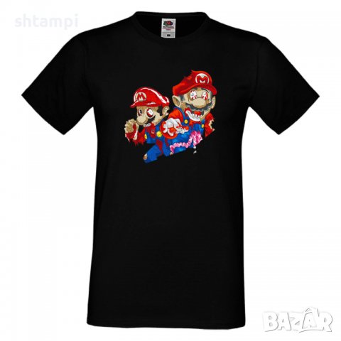 Мъжка тениска Mario Zombie 2 Игра,Изненада,Подарък,Празник,Повод, снимка 3 - Тениски - 37237436