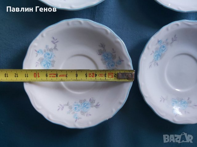 4 броя порцеланови чинийки STIPO DOROHOI , порцелан, снимка 6 - Чинии - 40096356