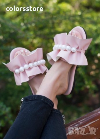 Равни чехли - розови - 9393