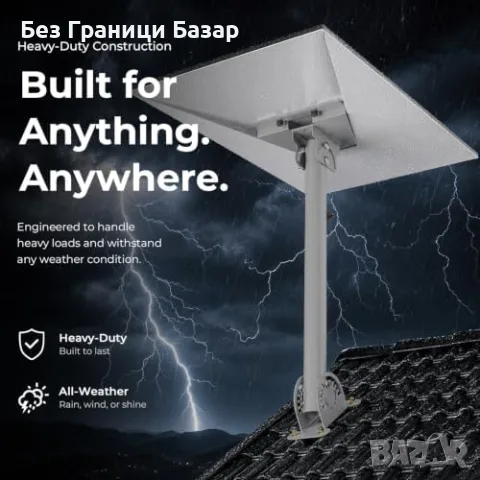 Нова Starlink Gen 3 V3 Монтажна Стойка 360° за Покрив Стена и Рутер, снимка 5 - Други стоки за дома - 56124504