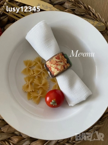 Комплект от шест броя пръстени с паста…, снимка 6 - Аксесоари за кухня - 51756760