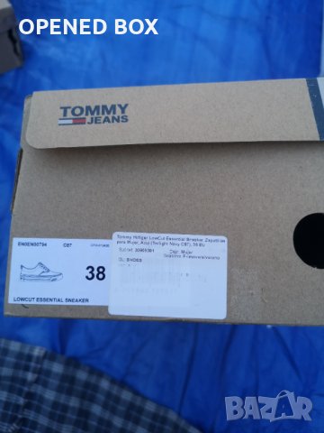 Унисекс кецове Tommy Hilfiger LowCut Essential Sneaker, номер 38 , снимка 5 - Кецове - 30955511