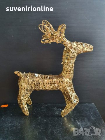 Коледен сувенир елен, снимка 1 - Коледни подаръци - 35099532