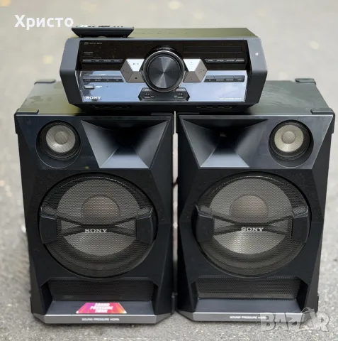 Аудио система Sony SHAKE-33, 2200W, Bluetooth, NFC, USB, CD, Bass Bazuca, снимка 3 - Аудиосистеми - 56110934