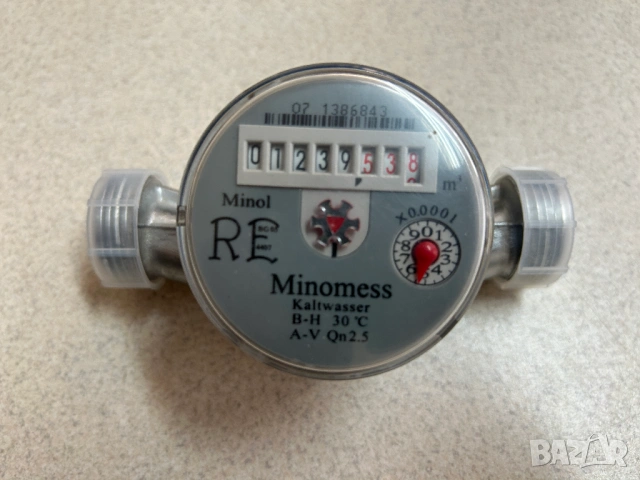 Водомер Minol за студена вода, снимка 4 - ВИК - 54117403