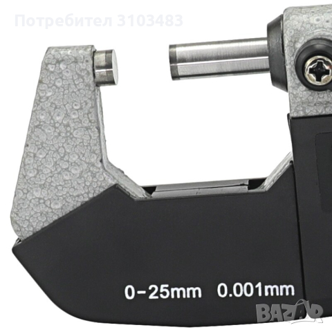  Микрометър от 0-25mm, снимка 11 - Стругове - 44672852