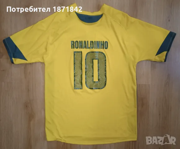 Тениска Бразилия/Brazil, RONALDINHO 10, снимка 3 - Футбол - 48726008
