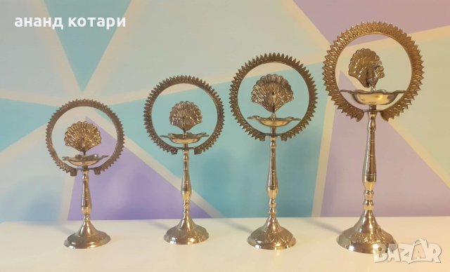 Свещник (Дия)- месинг 