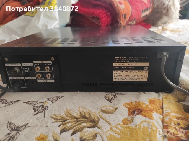 видео шарп с касети, снимка 5 - Плейъри, домашно кино, прожектори - 51119456