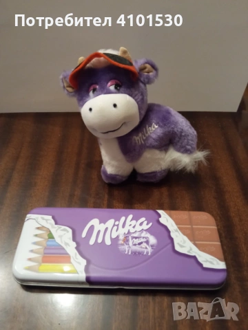 Играчка крава и кутия за моливи