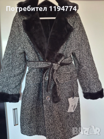 Двулицево палто, снимка 2 - Палта, манта - 52160304