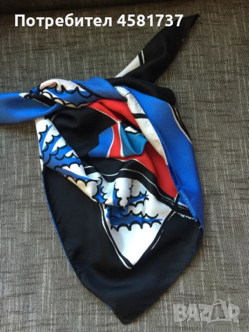 Копринен шал с десен репродукция на картина на César Manrique, снимка 13 - Шалове - 51759046