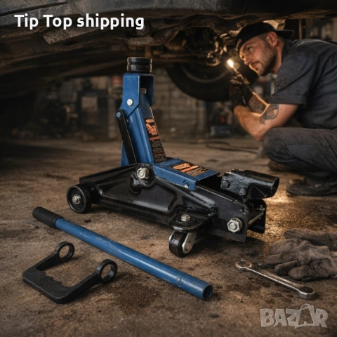 Хидравличен крик крокодил 3 тона - мобилен с колела, снимка 2 - Други инструменти - 53896929