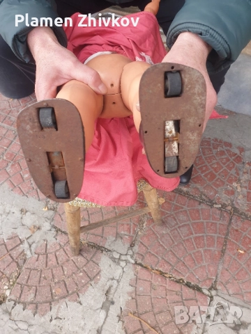 много стара италианска кукла /маркирана /, снимка 7 - Антикварни и старинни предмети - 52493732