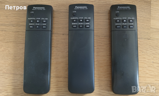 Дистанционно Panasonic VHS , снимка 1 - Плейъри, домашно кино, прожектори - 44630673
