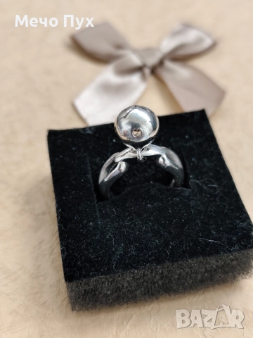 Сребърен пръстен (299), снимка 2 - Пръстени - 52581921