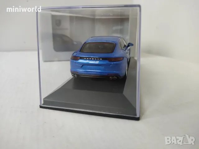 Porsche Panamera 4S - мащаб 1:43 на Atlas моделът е нов в PVC дисплей-кейс, снимка 4 - Колекции - 49782044