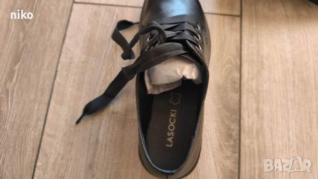 дамски обувки естествена кожа Lasocki, размер 37, снимка 5 - Дамски боти - 52552859