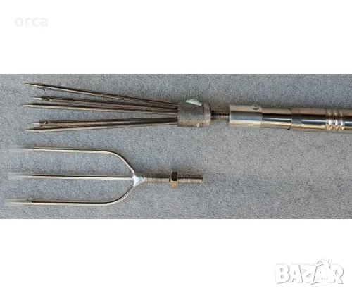 Хавайско копие Neptun телескопично без ластик с тризъбец/петзъбец, снимка 2 - Такъми - 47899869