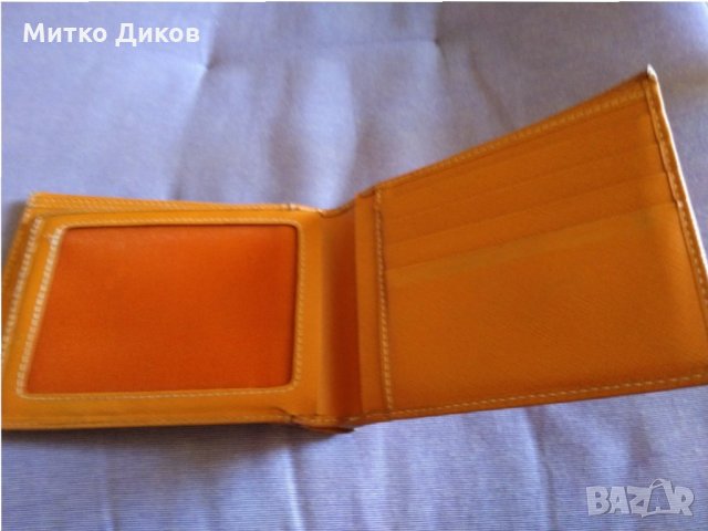 Нава Вера Пеле портфейл естествена кожа 130х90мм, снимка 5 - Портфейли, портмонета - 32014862