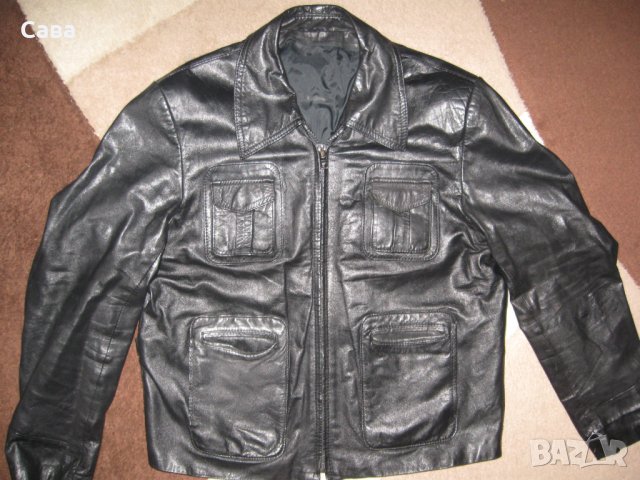 Кожено яке PTA   мъжко,М, снимка 4 - Якета - 31881634