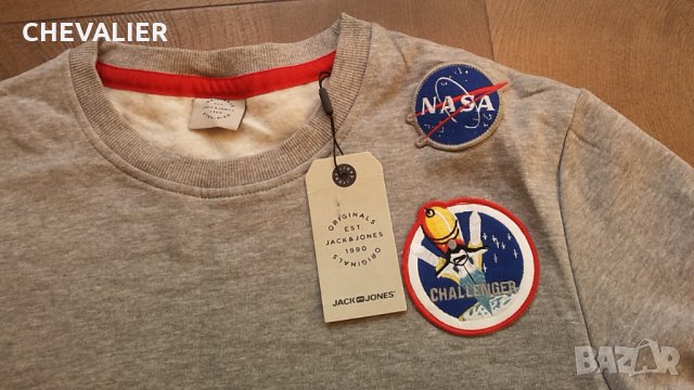 Jack & Jones JORNASA Sweat Crew Neck размер L нова мъжка блуза 17-41, снимка 3 - Блузи - 35175757