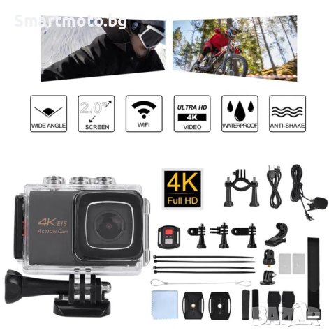 M80 WIFI спортна екшън камера 20MP 1080P, снимка 1 - Друга електроника - 42908087