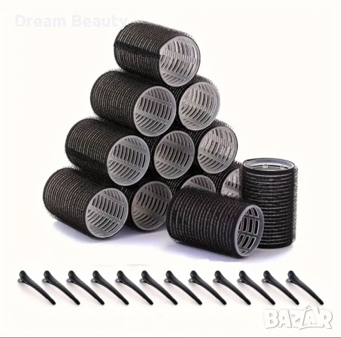 Самозалепващи ролки за къдрене на коса