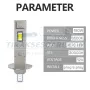 CARLUX LED Диодни Крушки H1 180W 12V 300% светлина без вентилатор, снимка 3