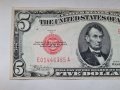RARE. USA 🇺🇸 $ 5 DOLLARS 1928-B UNC, снимка 3