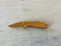НОВ оригинален 24 K позлатен сгъваем нож KERSHAW 1600G Ken Onion Chive  от САЩ, снимка 14